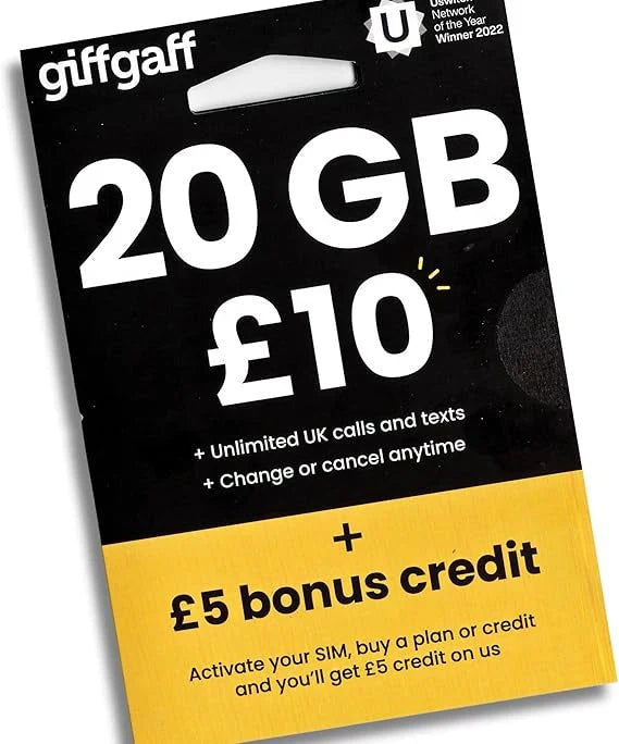 UK GiffGaff SIM in Pakistan – Monetize TikTok, Activate PayPal, & Unlock Global Business Opportunities!