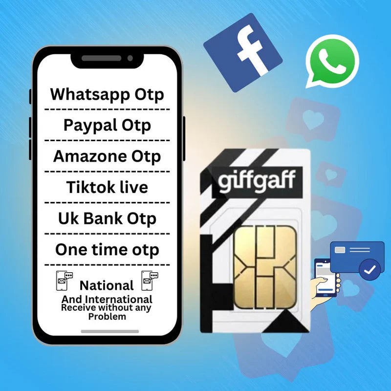 UK GiffGaff SIM in Pakistan – Monetize TikTok, Activate PayPal, & Unlock Global Business Opportunities!